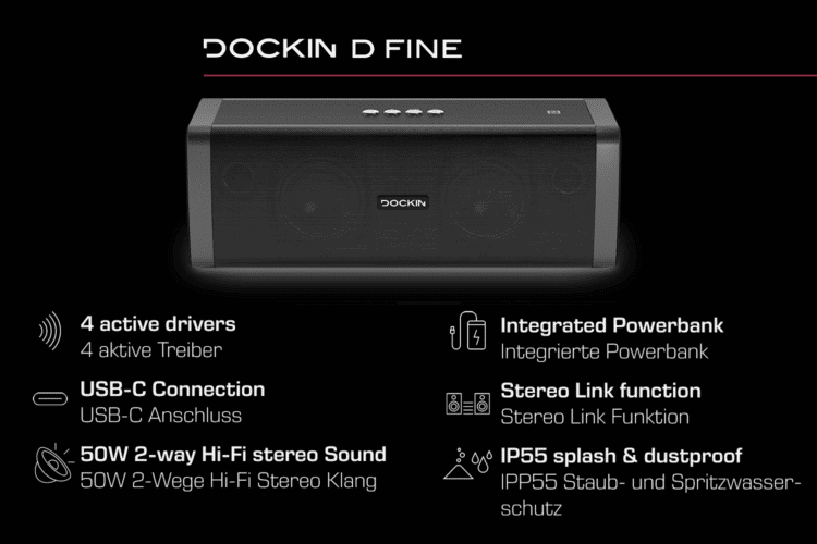 DOCKIN D FINE EVO – B-WARE