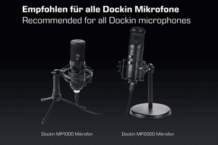 DOCKIN® Mikrofon Ständer für MP2000 & MP1000